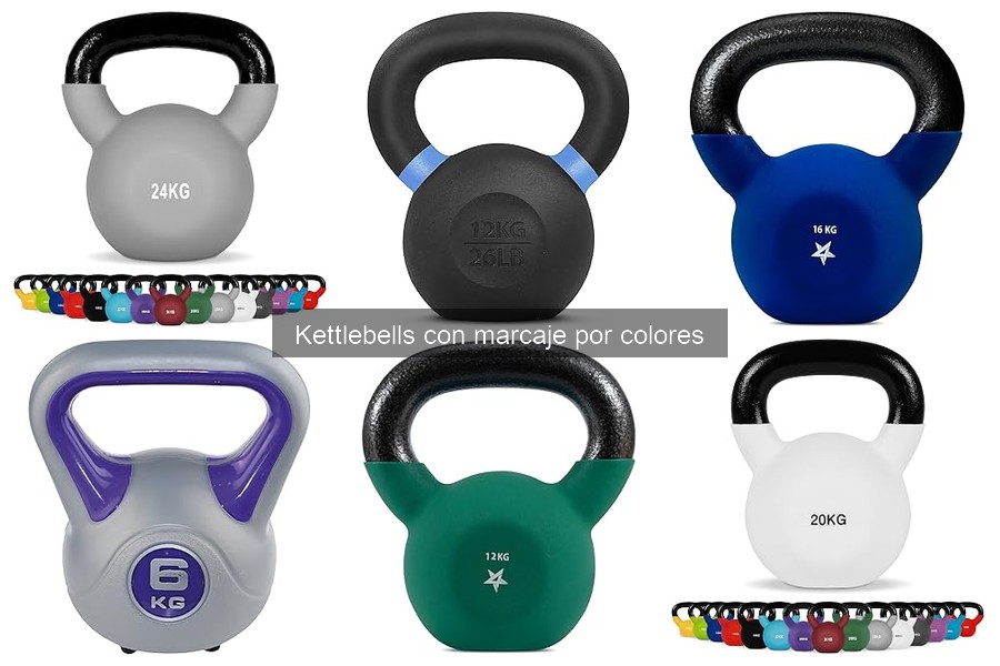 Cómo usar kettlebells con colores en tu entrenamiento funcional