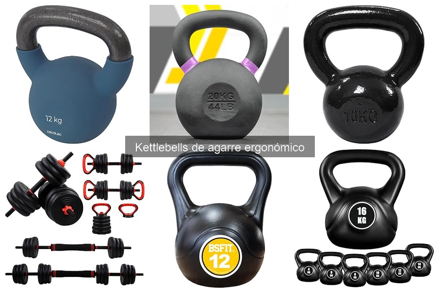Cómo usar kettlebells de agarre ergonómico en entrenamiento funcional