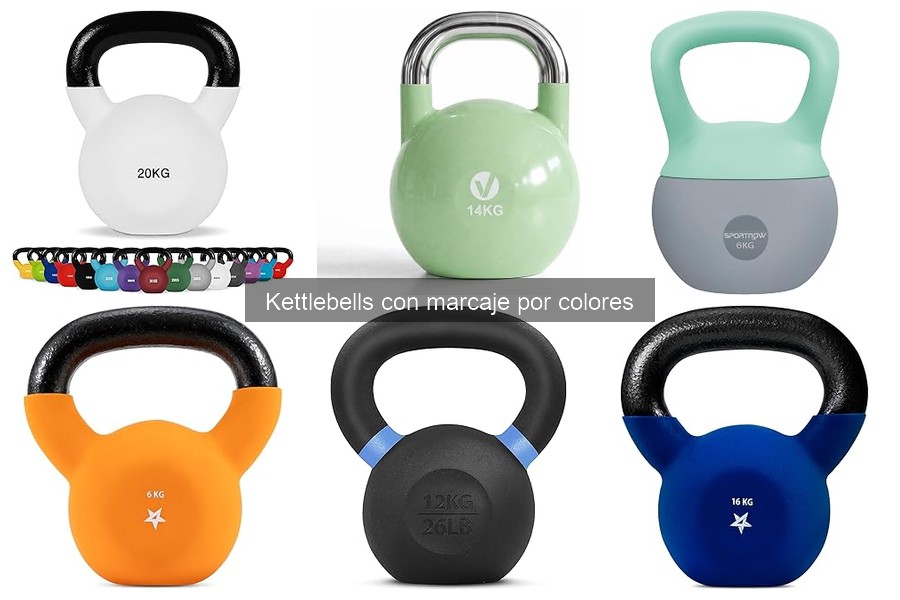 Comparativa de las Mejores Kettlebells con Marcaje por Colores