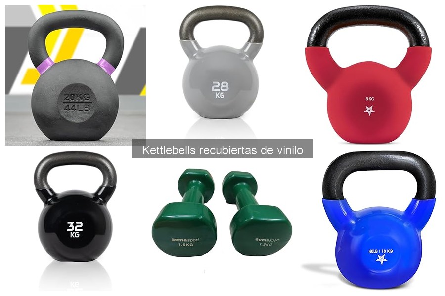 Kettlebells recubiertas de vinilo: ventajas y características