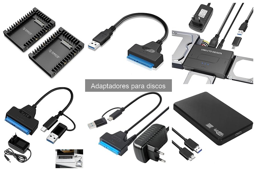 Mejores adaptadores para discos según tipo de disco en 2026