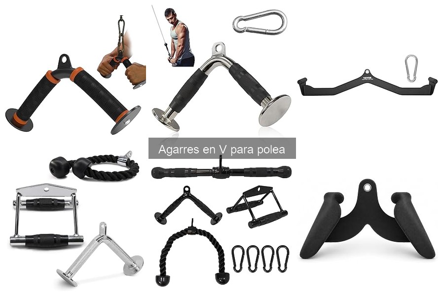 Mejores agarres en V para polea para entrenar en casa