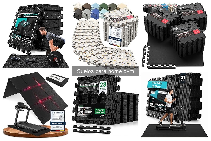 Mejores suelos para home gym: comparativa y recomendaciones