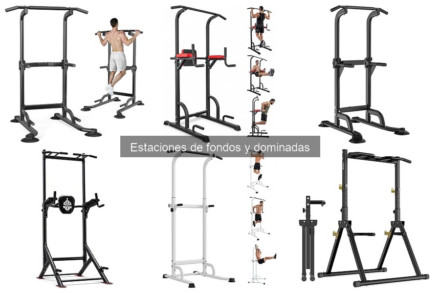¿Qué son las estaciones de fondos y dominadas para home gym?